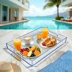 Azar Acrylic Serving Tray - Clear-Ideal for: Serving, displaying items
