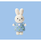 Just Dutch Miffy - Jouet en peluche de lapin fait à la main - Robe bleue tulipe-Fabriquée à partir de fil 100 pour cent coton doux de haute qualité avec un rembourrage en polyester