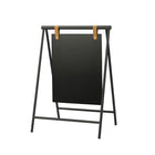 Futech - Panneau oscillant en métal à structure en A avec panneau - 56 cm (L) x 71 cm (H) - Noir-Construction robuste en métal en cadre en A conçue pour résister aux conditions extérieures et à un usage fréquent.