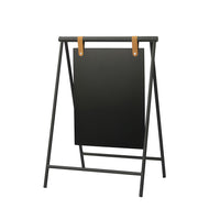 Futech - Panneau oscillant en métal à structure en A avec panneau - 56 cm (L) x 71 cm (H) - Noir-Construction robuste en métal en cadre en A conçue pour résister aux conditions extérieures et à un usage fréquent.