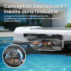 Aiper - Écosurfeur M2 Skimmer robotisé automatique à énergie solaire avec prise en charge APP, évitement intelligent des obstacles-Contrôle via l'application pour la programmation, la direction, la surveillance et les alertes