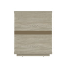 Manhattan Comfort - Table de nuit moderne Evelyn 20" à 3 tiroirs - Naturel-Assemblage à domicile requis Tout le matériel inclus