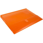 JAM Paper Enveloppes en plastique avec fermeture autoagrippante - 9,75 po x 1 po - orange - paquet de 12-Ouverture : format livret