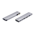 Kopplen - Concentrateur multifonction USB-C 7-ports 7-en-1 avec lecteur de carte SD et MicroSD-Les connecteurs USB-C plaqués or assurent une connexion fiable et stable