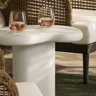 Modway Elowen Outdoor Side Table - White-6