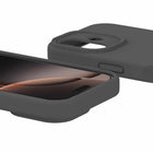 Avana - Étui Velvet MagSafe pour iPhone 17 - Cendre-Fente pour sangle pour breloques ou cordon