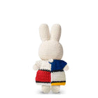 Just Dutch Miffy - Jouet en peluche de lapin fait à la main - Poupée inspirée du piet mondrian-Conçue comme un objet de collection sûr et durable ou un accent décoratif pour les fans de tous âges
