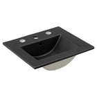 Modway - Chaucer 18" Vanette de salle de bain - Noir de chêne-Stratifié à grain de bois