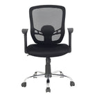 Tygerclaw Air Grid Mid Back Office Chair, 23.6" x 11" x 25.2", Black-Adjust in seconds with easy height controls and a smooth 360-degree swivel so you can find your perfect sitting position