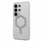 UAG Plyo Clear Cell Phone Case with Magnets for Galaxy S26 Ultra - Ice/Silver-Oversized Tactile Buttons