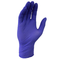 Suretouch Nitrile Powder Free Disposable Gloves - Small - Cobalt - 100 Pack-Made of 4-4.5 mil Cobalt nitrile