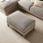 Modway Roscoe Fabric Ottoman - Pewter-Pocket Coil + Sinuous Springs