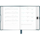 AT-A-GLANCE Undated Foundation Weekly/Monthly Planner - 8-1/4" H x 5-3/4" W - Blue - English-Set specific goals based on your priorities and plan your next steps