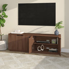 Hudson&Canal Mansfield TV Stand for TV's up to 78" - Satin Walnut-Product Dimensions: 15.5" L x 70" W x 24" H