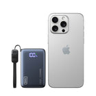 INIU Pocket Pro 10000mah Power Bank - Black-Market‘s Smallest 10,000mAh: The INIU 10,000mAh power bank is redefining portable charging with its palm-sized design. Say goodbye to the need for a bag just to carry a charger—this ultra-lightweight device slips easily into any pocket, making charging completely effortless and burden-free.