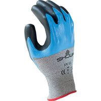 Showa Best Glove S-Tex 376 Gloves, Size Large/8, 13 Gauge - 4 Pack-Coating Foam Nitrile