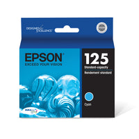 Epson T125 Ink Cartridge - Standard Capacity - Cyan-Get standard-yield capacity per ink cartridge while enjoying cost savings