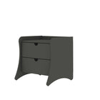 Manhattan Comfort Coney Mid-Century Modern Dresser and 2 Nightstands Set - Grey-30 Day Limited Manufacturer's Warranty