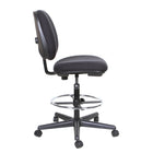 TygerClaw – Chaise de bureau de type tabouret à dossier mi-élevé, en tissu (TYFC3306)-Réglage flexible de la hauteur d'assise et de la tension d'inclinaison