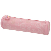 Merangue - Trousse à crayons donut en tissu - Rose-Trousse à crayons cylindrique, contient des fournitures scolaires et du matériel d'écriture