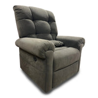 Journey Perfect Sleep Chair Deluxe 5 Zone Miralux Recliner - Light Grey-Powered lift recliner design supports sitting, relaxing, reclining, and sleeping in one chair