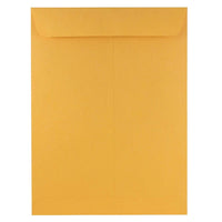 JAM Paper 9 x 12 Open End Envelopes, Brown Kraft, 50 Pack (4132I)-Colour: Brown Kraft