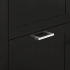 HOMCOM Narrow Shoe Cabinet with Flip Drawers & Adjustable Shelf - Black-Compact design makes it great for small entryways or any narrow places