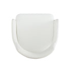 Manhattan Comfort - Chaise de salle à manger moderne Tremont 58 cm en similicuir blanc avec accoudoirs-24,4 po L x 23 po l x 33,9 po H