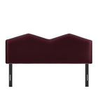 Modway Cosette Performance Velvet Queen Size Headboard - Mulberry-Assembly Required