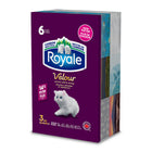 Royale Velour 3-Ply Facial Tissue - 82 Sheets/Box - 6 Pack-Royale Tissue Products are Carbon Neutral. With Royale tissue products you can care about the environment, without having to compromise quality