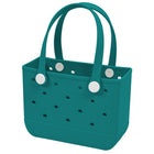 Merangue - Petit sac de plage en EVA - Bleu sarcelle-Spacieux et léger – petite taille (28 × 21 × 11 cm) avec un grand espace de rangement