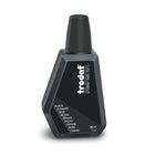Trodat 7011 Premium Stamp Pad Ink - 28mL Bottle - Black-Nontoxic, water-based ink to re-ink a stamp pad