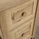Sauder - La Collection Hillmont Farm Bureau en L - Finition Timber Oak-Fini sur tous les côtés pour d'emplacement polyvalentes