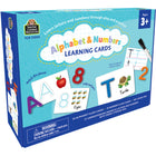 Teacher Created Resources Alphabet & Numbers Learning Cards - Set of 75-Turn the card over to use the write-on/wipe-off surface to practice writing letters and numbers over and over again