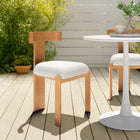 Zuo Tiana Dining Chair - Natural/Beige-Chair Weight Capacity: Supports up to 350 lb