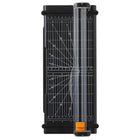 Fiskars 12" Portable Paper Trimmer-Patented TripleTrack System interlocks blade and rail for cuts that are straight and steady - with 10 sheet (20# bond/75 gsm) cut capacity