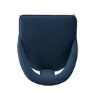 Manhattan Comfort - Chaise de salle à manger moderne Neda 53 cm en velours capitonné - Bleu minuit-23,23 po L x 20 po l x 34,06 po H