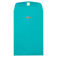 JAM Paper – Enveloppes de couleur à catalogue, ouverture en extrémité avec attache, 6 po x 9 po, papier recyclé, bleu, paq./25-Ouverture en extrémité