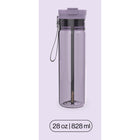 Contigo DualSip Plastic Water Bottle with 2-Way Lid and Carrying Strap - 28 oz (828 ml)-Removable strap: Comfort and convenience in one