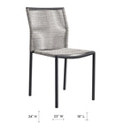 Modway Serenity Outdoor Chairs - Light Grey - Set of 2-Weather Resistant Construction