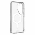 UAG Plyo Clear Cell Phone Case with Magnets for Galaxy S26 Ultra - Ice/Silver-Featherlight Composite Construction
