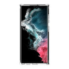 AXS PROShield Military Grade Protection Clear Case for Samsung Galaxy S22 Ultra - Black-Anti-UV material offers a crystal clear design