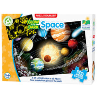 University Games The Learning Journey Puzzles Doubles: Space - Space Recognition Puzzle For Kids - Solar System Matching Puzzle-Improve motor skills/hand-eye coordination