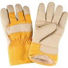 Zenith Safety - Gants D'Ajusteur, T-Grand, Paume En Cuir Fleur De Vache, Doublure En Boa, paquet de 12-Matériau du poignet Empesé