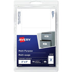 Avery White Print or Write Removable Rectangular Multiuse Labels, 2" x 3", 75 Pack, (2315)-Removable labels offer the convenience of labeling boxes, envelopes, packages and more with the freedom to change, revise and update materials as content changes.