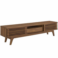 Modway Render 70" TV Stand - Walnut-Mid-Century Style 70" TV Stand