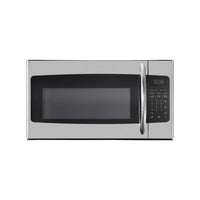 Danby 1.6 cu. ft. Over The Range Microwave Oven - Stainless Steel-7 Sensor Cook Menus: Pizza, Potato, Meat, Reheat, Popcorn, Beverage, Veggies