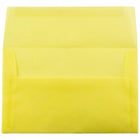 JAM Paper - Enveloppes d'invitation en vélin translucide A10 - 6 po x 9,5 po - Jaune primaire - paquet de 25 (PACV856)-Quantité : 25 enveloppes par paquet