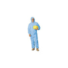 Lakeland Coverall, Hood Pyrolon Plus 2, 4X-Large, Blue, 10 Pack (07428B-4XL-ReFTECH)-Material: Pyrolon