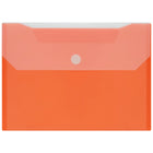 Winnable Velcro Poly Two File Pocket Envelope, Letter Size, Assorted Colours-Letter size folder compatible with letter size documents